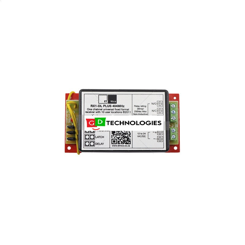 NICE RX 1 CHANNEL - LEARN 404MHZ 40BIT