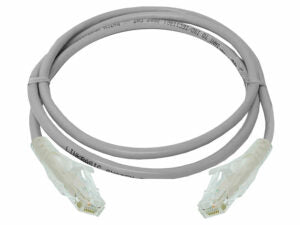 Linkbasic 1 Meter UTP Cat6A Flylead Grey
