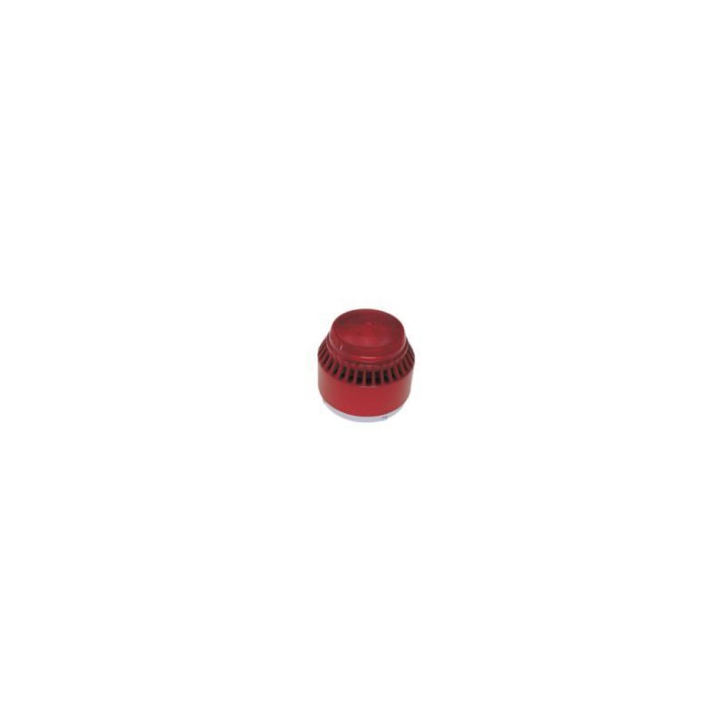 Flashni Siren - Red - 24V - ASC366