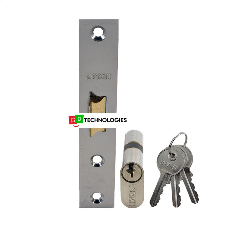 GATE LOCK - 15MM + CYLINDER