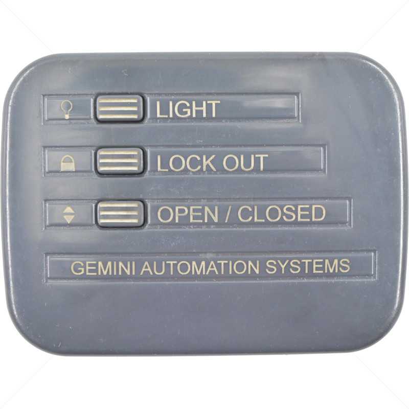 Gemini Wall Console Tx3 Code Hop 433Mhz