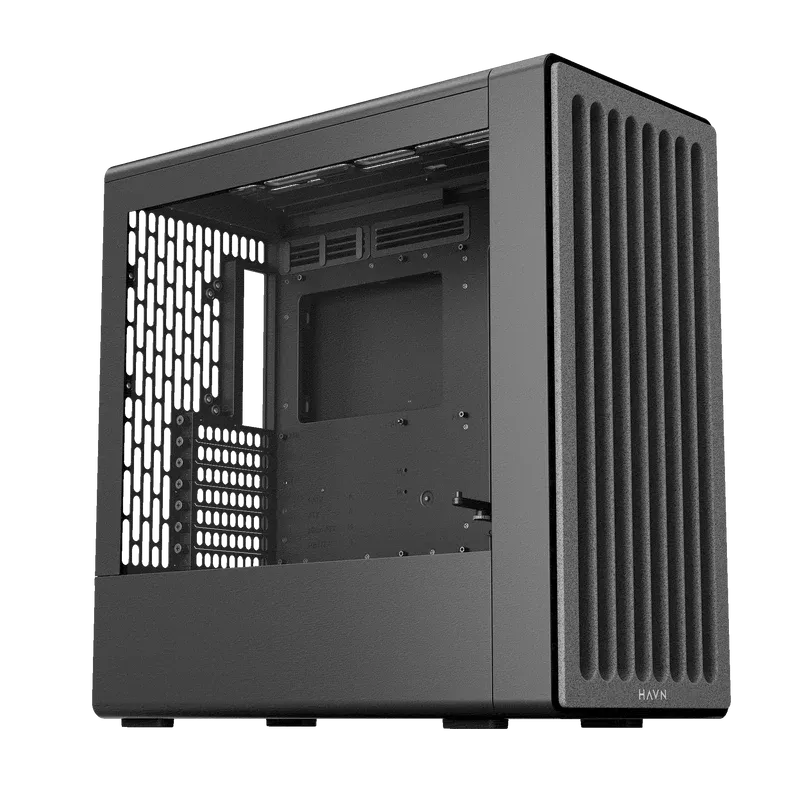 Aerocool HAVN BF 360 Black EATX case - Adjustable GPU Bracket - Supports up to 7 fans (0 incl) - 2x 3.5'' or 4x 2.5'' - 420mm Ra - image 2