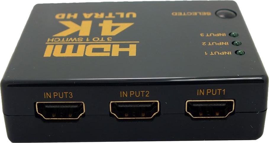 3PORT HDMI SWITCH 4K