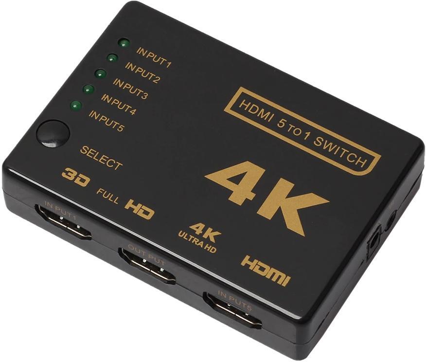 5 PORT HDMI SWITCH 4K REFURB