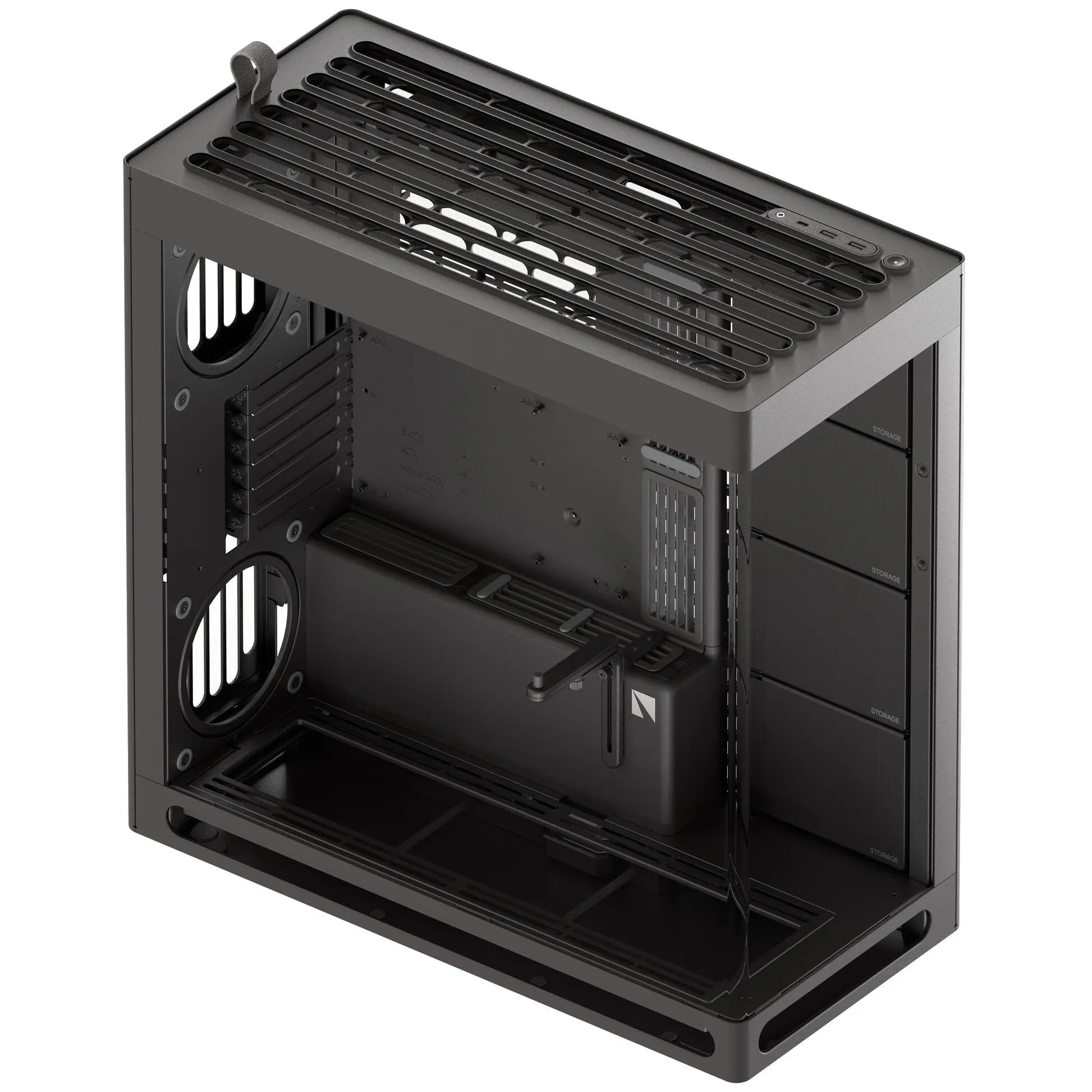 Aerocool HAVN HS 420 Base Edition Black EATX case - Supports up to 11 fans (0 incl) - 4x 3.5'' or 8x 2.5'' - 420mm Radiator. - image 2