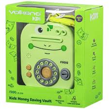 Volkano Kids Frog Series Money Saving Vault - Green