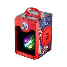 Marvel Spider-Man Galaxy LED Stars Karaoke Machine with Microphone
