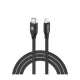 Volkano Flexi Series Type-C to MFI Lightning 2.5m 27w - Black