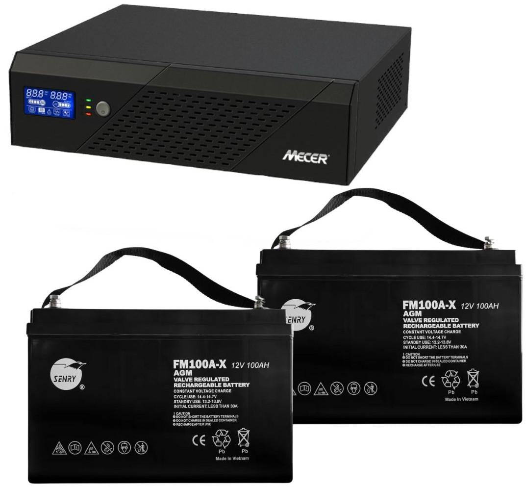 B: IVR-2400LBKS + 2X FM100A-X BATTERY