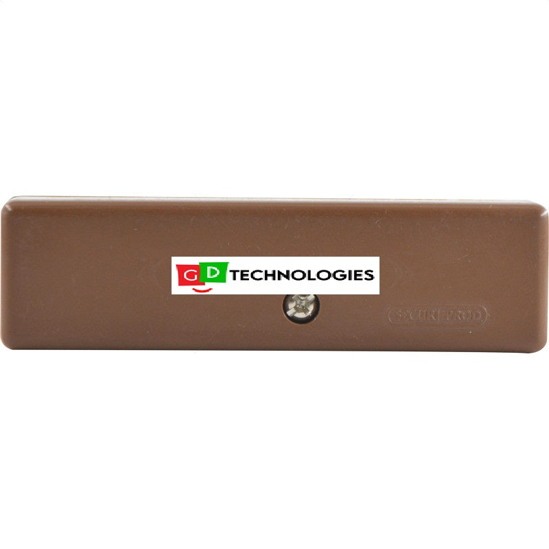 JUNCTION BOX - 8 WAY BROWN