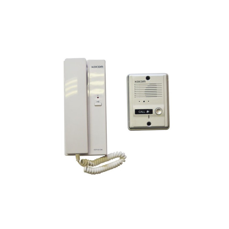 KOCOM 1-1 Audio Intercom Kit 6/12V Dual
