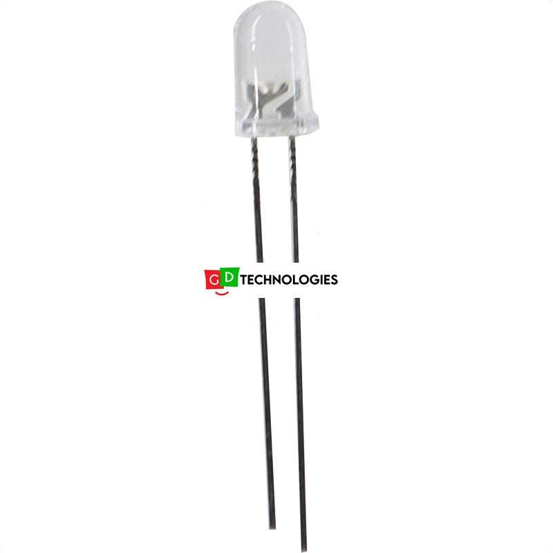 LED 5MM HI-BRIGHT BLUE + GROMM(10units)