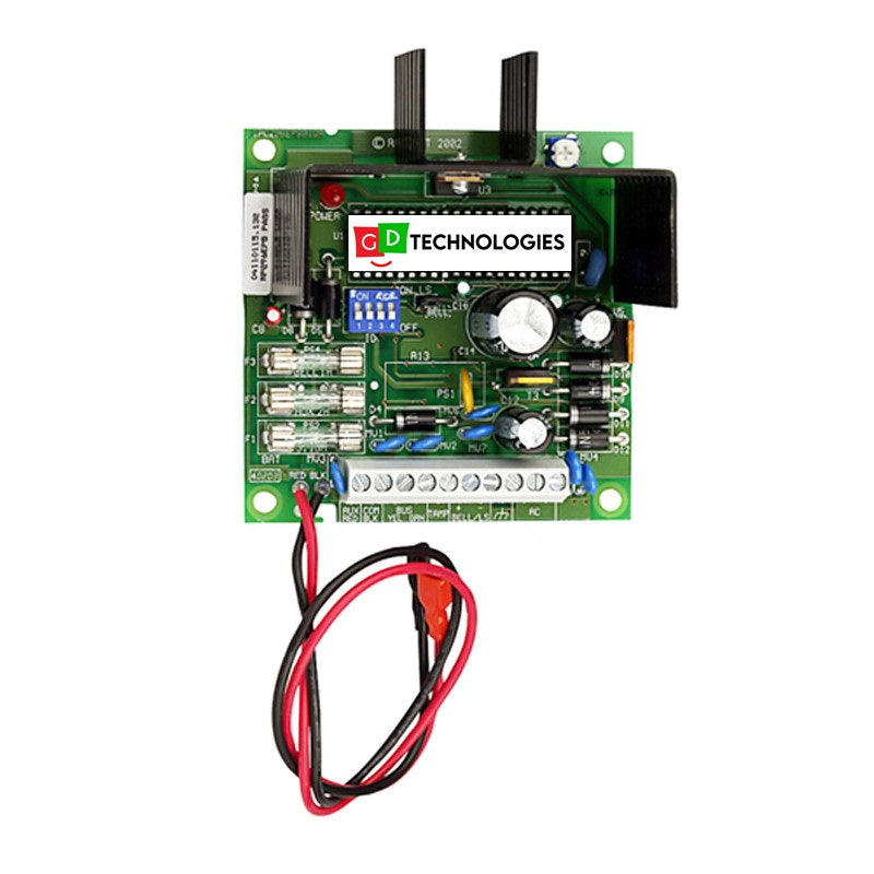 LIGHTSYS AND PRO SYS SUPERVISED 3A POWER SUPPLY PCB W/ 2 OUTPUTS