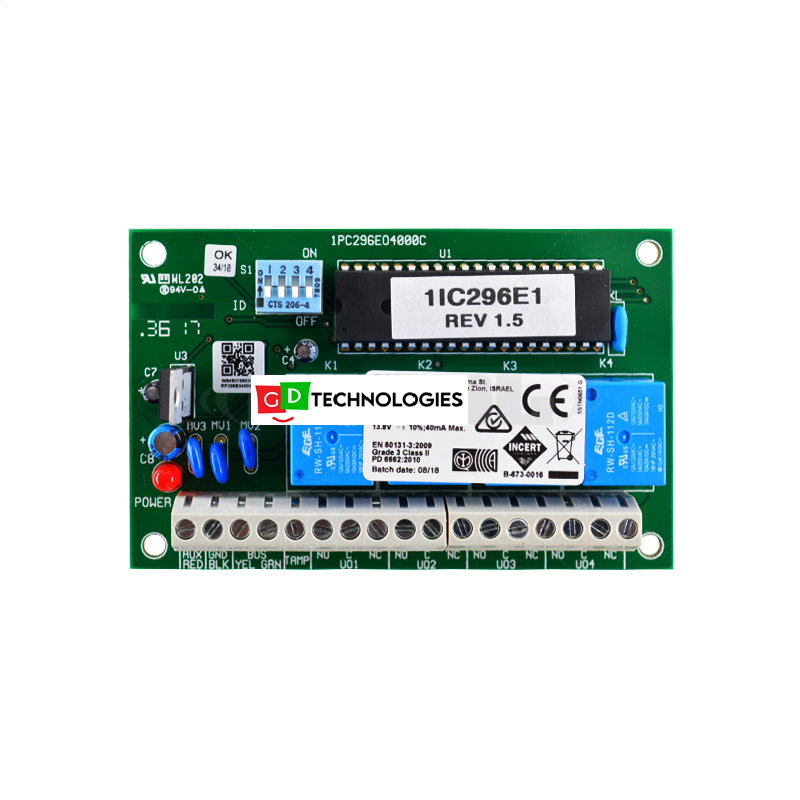 LIGHTSYS2 AND PROSYS PLUS 4 RELAY OUTPUT MODULE 3A