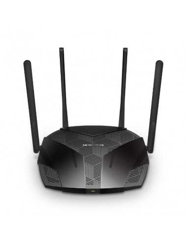 Mercusys AX1800 Dual-Band Wi-Fi 6 Router, 574 Mbps at 2.4 GHz + 1201 Mbps at 5 GHz