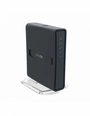 MikroTik hAP ac lite tower - 2.4 / 5GHz desktop Wi-Fi Router - Black