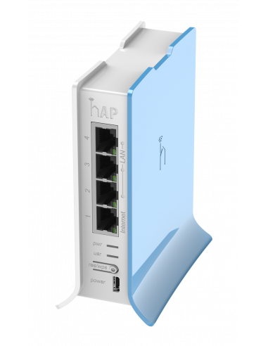 MikroTik hAP lite - 2.4GHz desktop tower case Wi-Fi Router