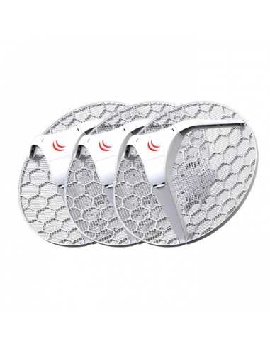 MikroTik LHG 5 - 5GHz Outdoor grid CPE - 3 pack