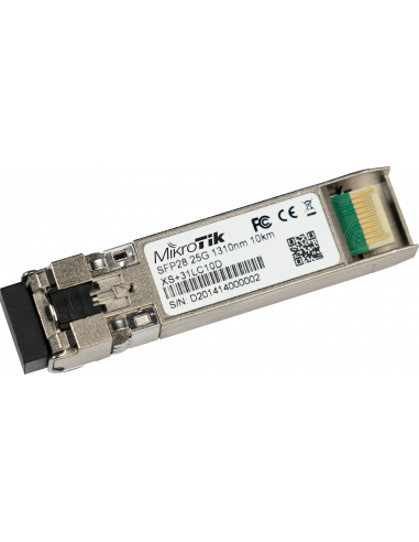 MikroTik combined 1.25G SFP, 10G SFP+ and 25G SFP28 module