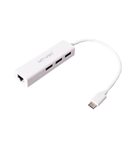 USB-C TO 3 PORT USB + GB
