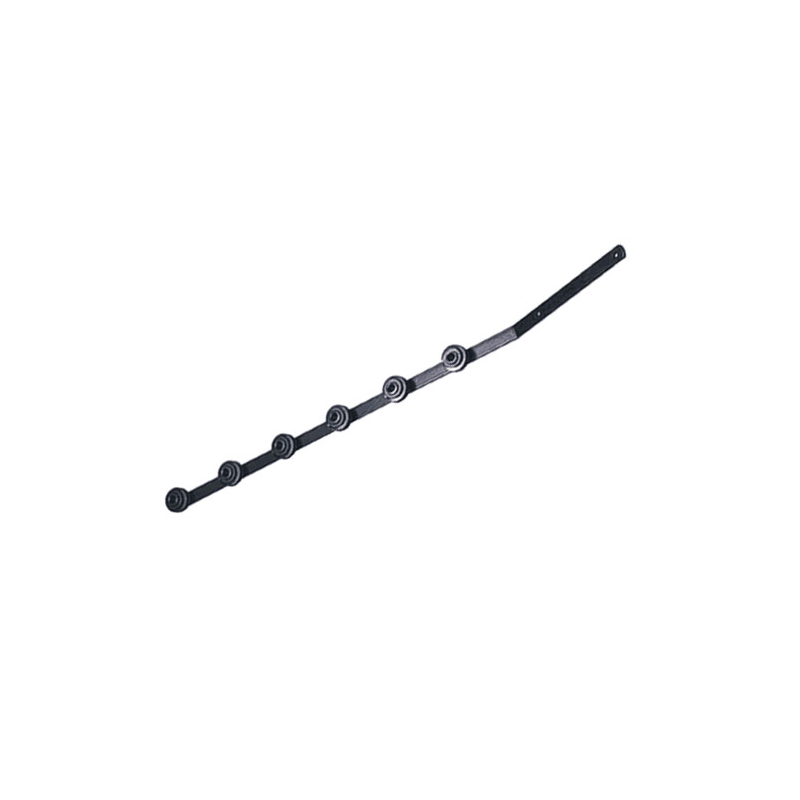F/Pole - 6Line Flat Bar Angle Black