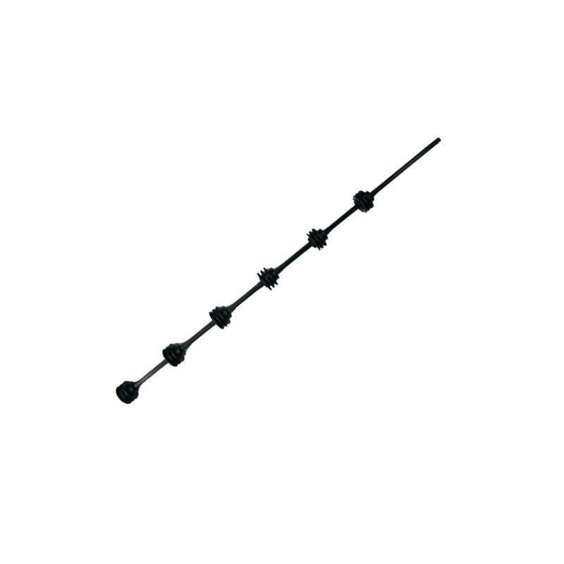 F/Pole - 6Line Round Black