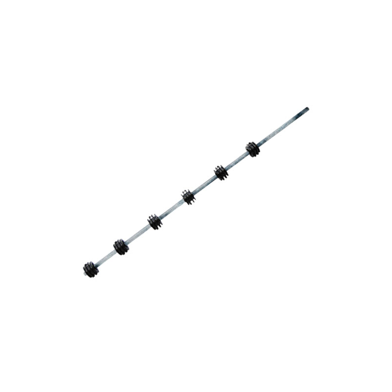 F/Pole - 6Line Round Galv BB