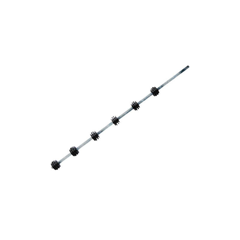 F/Pole - 6Line Round Galv BB