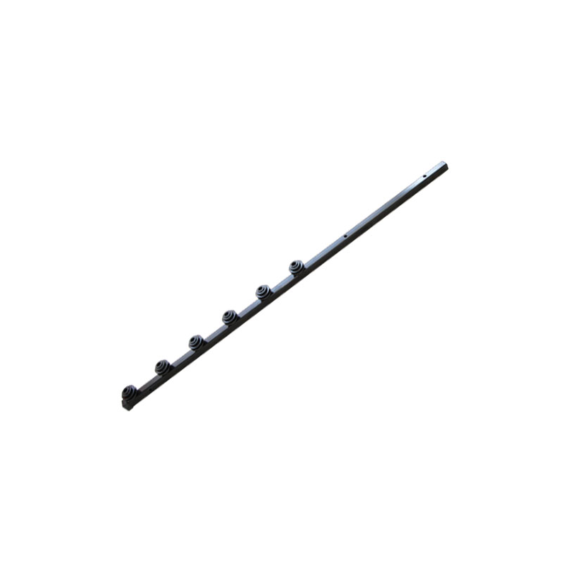 F/Pole - 6Line Straight Tube Black