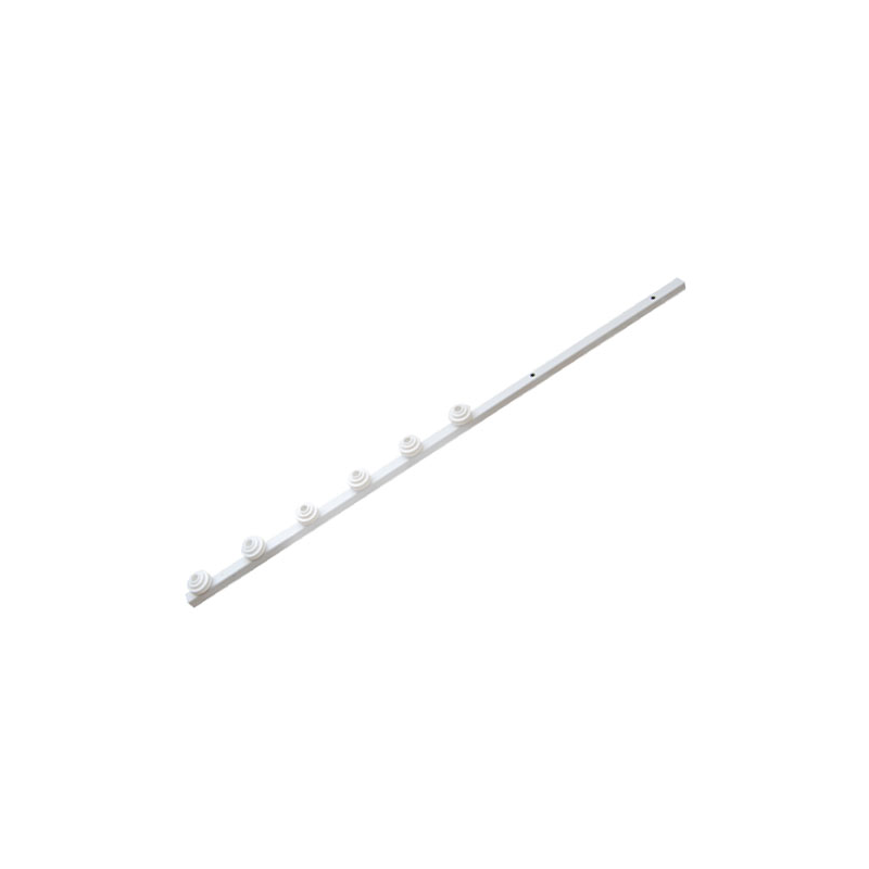 F/Pole - 6Line Straight Tube White