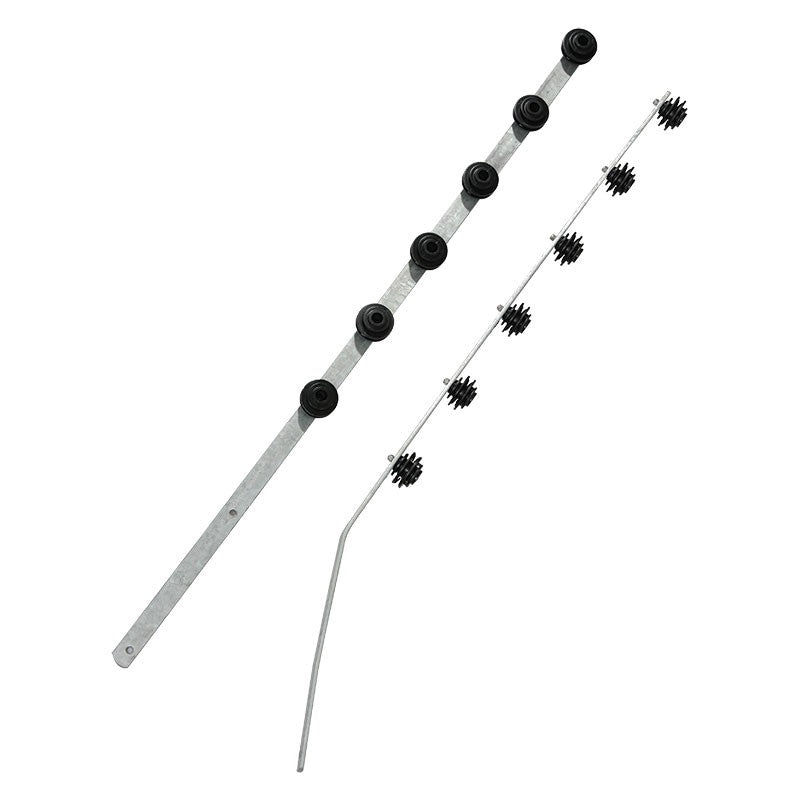 F/Pole - 6Line Flat Bar Angle Galv BB