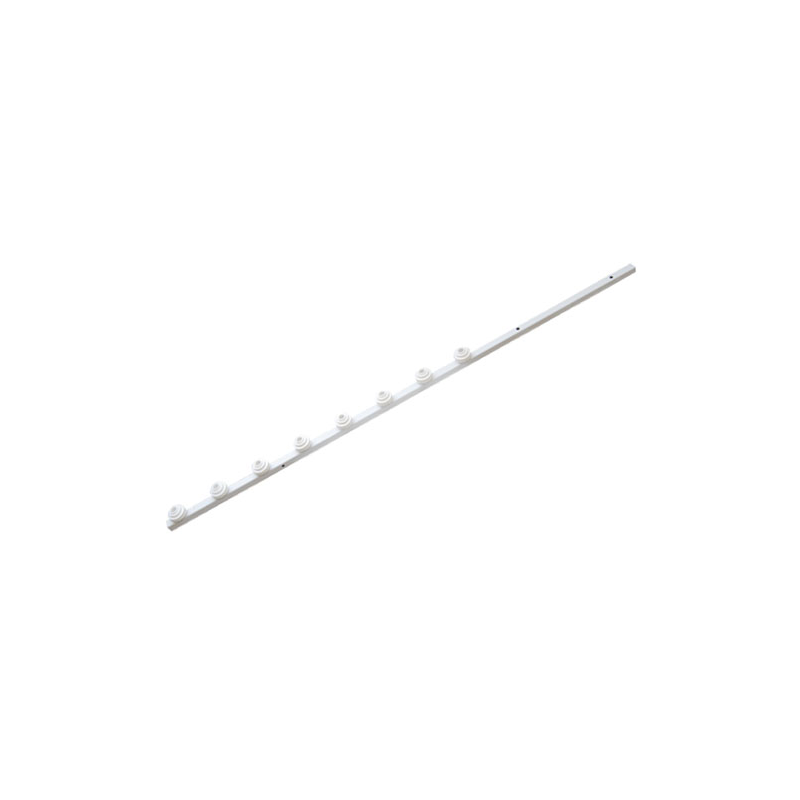 F/Pole - 8Line Straight Tube White for Electric Fence Pole
