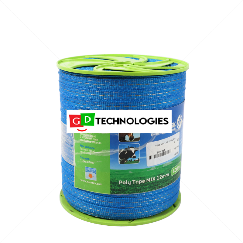 Nemtek Agri Poly Tape - Mix 12mm 400m AW-PTMX12MM400