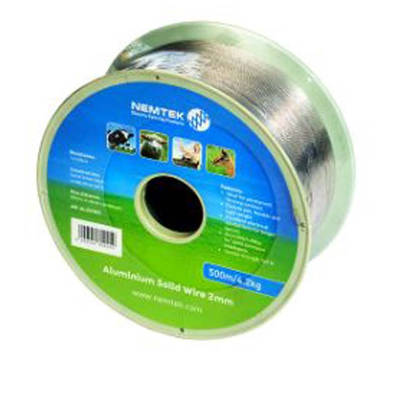 Wire - Aluminium Solid 2.0mm 500m 3.3Kg