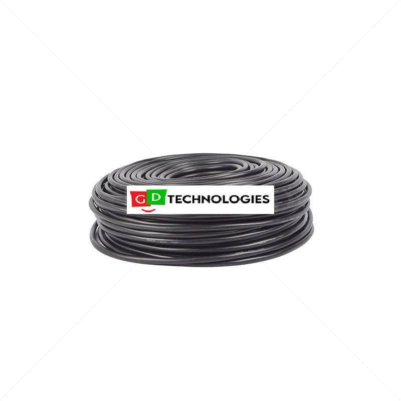 Nemtek Fence HT Wire HT Cable - 3 Core 100m Black EH-3BS100