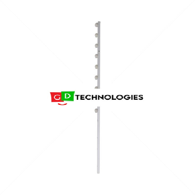 Nemtek Fence Pole - 10Line Square Tube Straight White ESQ-10WF