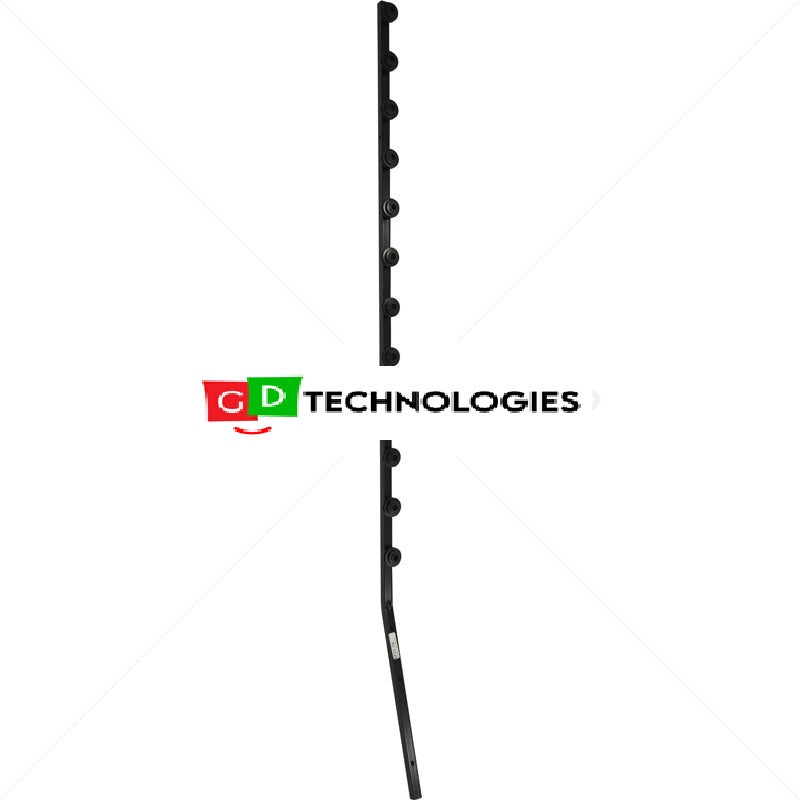 Nemtek Fence Pole - 12Line Square Tube Angled Black