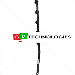 Nemtek Fence Pole - 5Line Flat Bar Angle Black EF-5BA