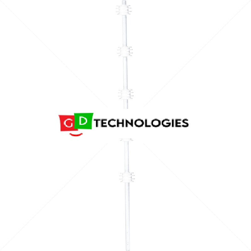 Nemtek Fence Pole - 5Line Round White ER-5W