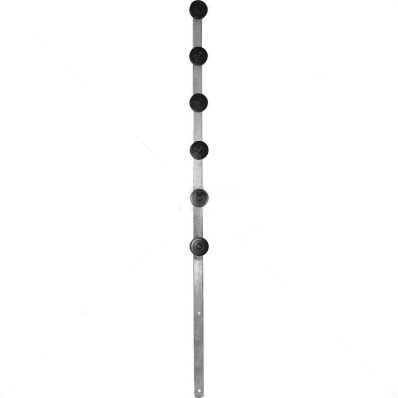 F/Pole - 6Line Flat Bar Galv BB
