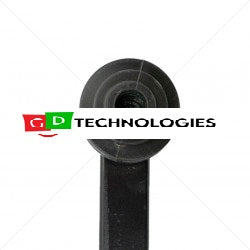 Nemtek Fence Pole - 6Line Flat Bar Straight Black Part No: EF12-1 EF-6BF
