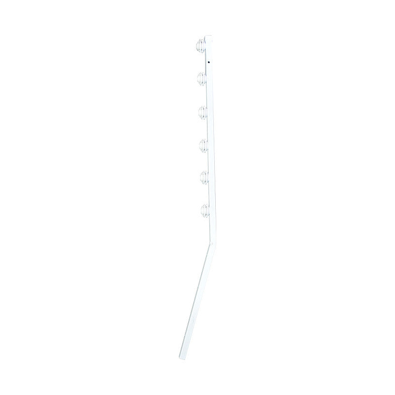 Nemtek Fence Pole - 6Line Square Tube Angled White ESQ-6WA