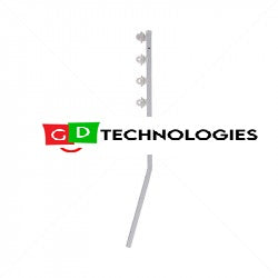 Nemtek Fence Pole - 6Line Square Tube Jurassic Galv Angled Powder Coat