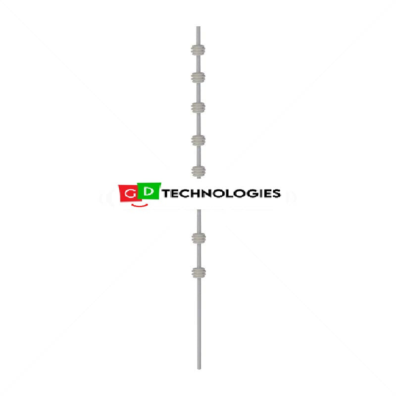 Nemtek Fence Pole - 8Line Round Bar White ER-8W