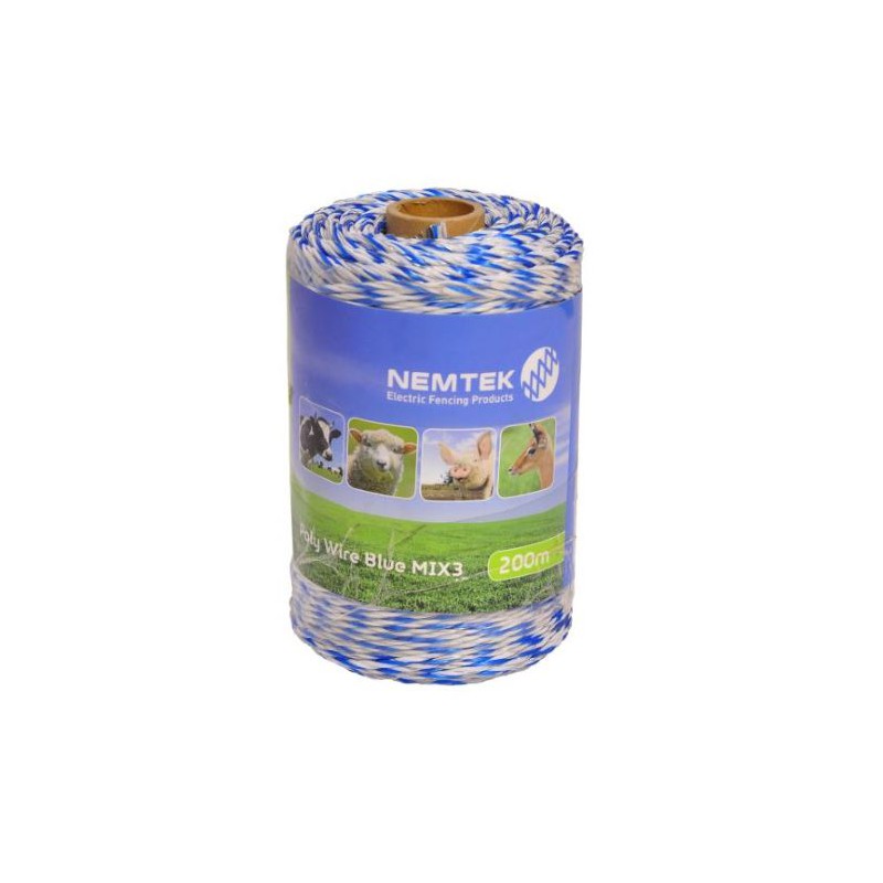 Poly Wire - Blue MIX3 - 200m