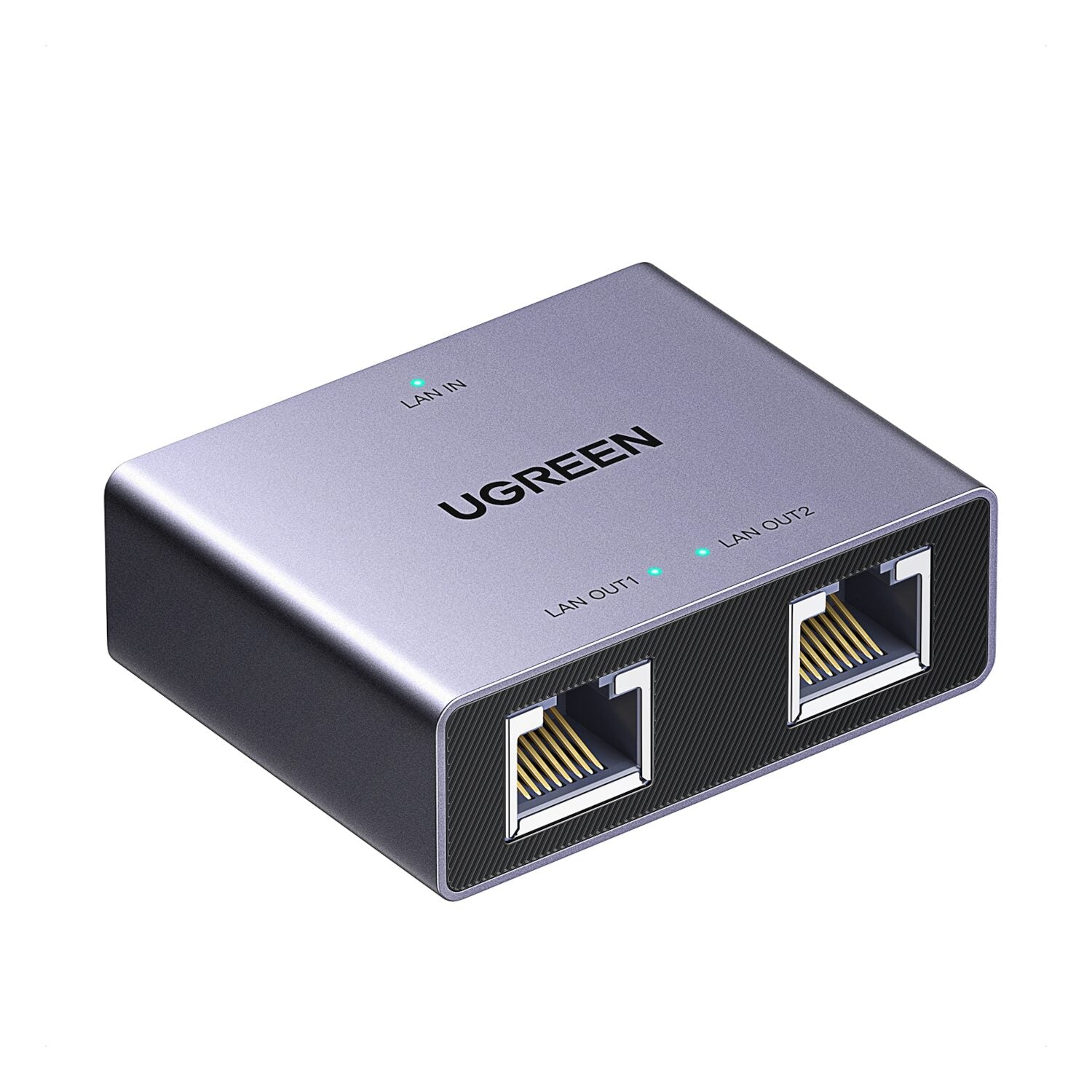 UGREEN 1-to-2 Gigabit Ethernet Splitter, 1000Mbps LAN Network Adapter