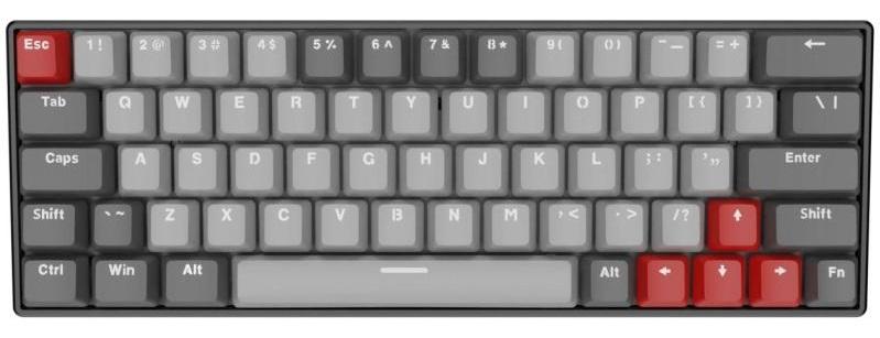 ZERO MINI GAMING KEYBOARD LIGHT GREY - image 2