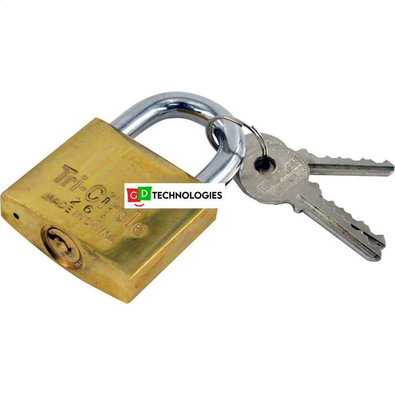 PADLOCK - 50MM BRASS INYATI