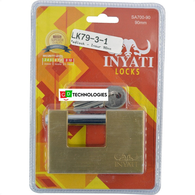 PADLOCK - INSURANCE 90MM
