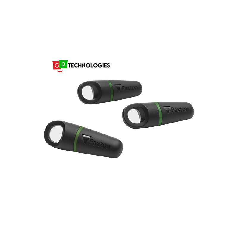 PAXTON COMPACT KEYFOBS - GREEN - 10 PACK